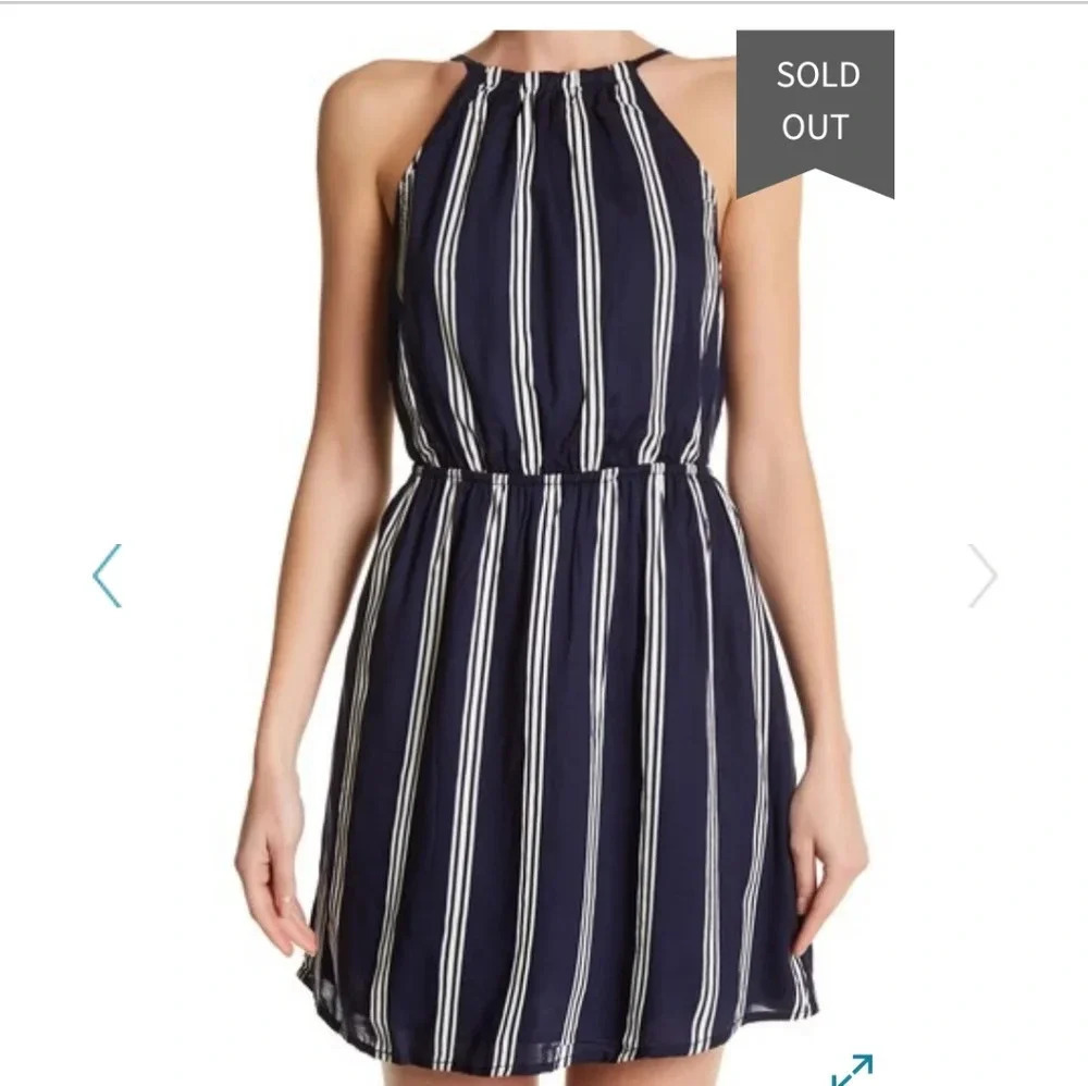 Olive + Oak cabana sleveless striped dress